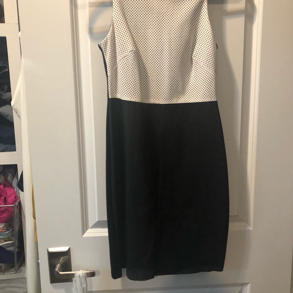 Bailey 44 black/white bodycon leather dress XS - Picture 4 of 6
